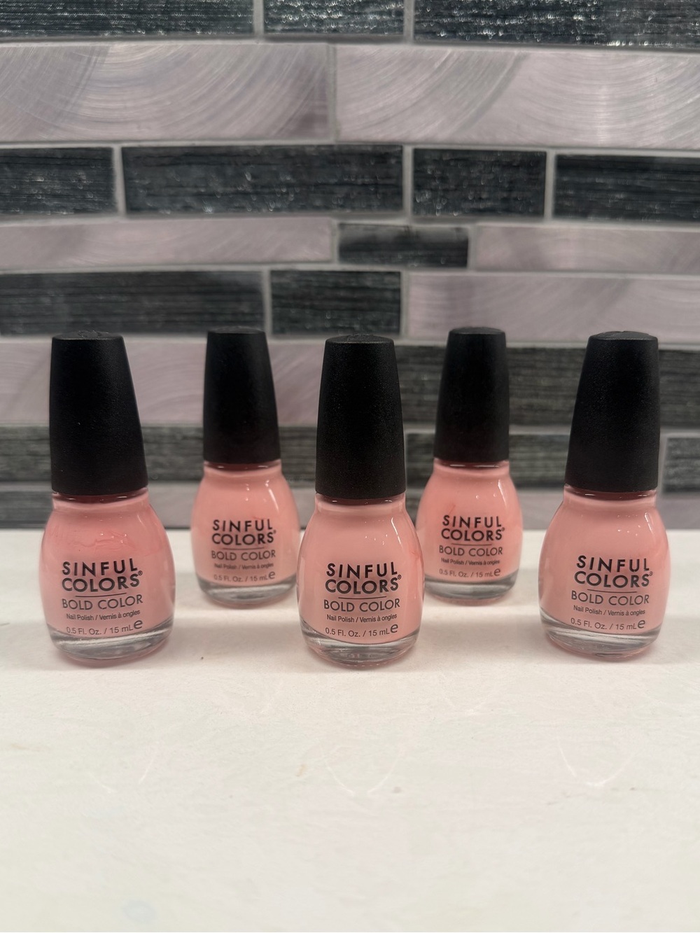 5 - Sinful Colors Bold Color Nail Polish - 1506 Pink Smart
